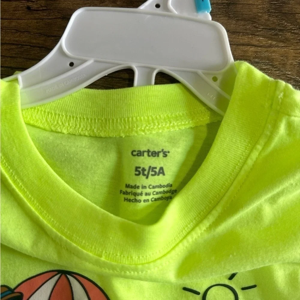 Carter's Kids Shark Graphic Tee and Shorts Set, Size 5T